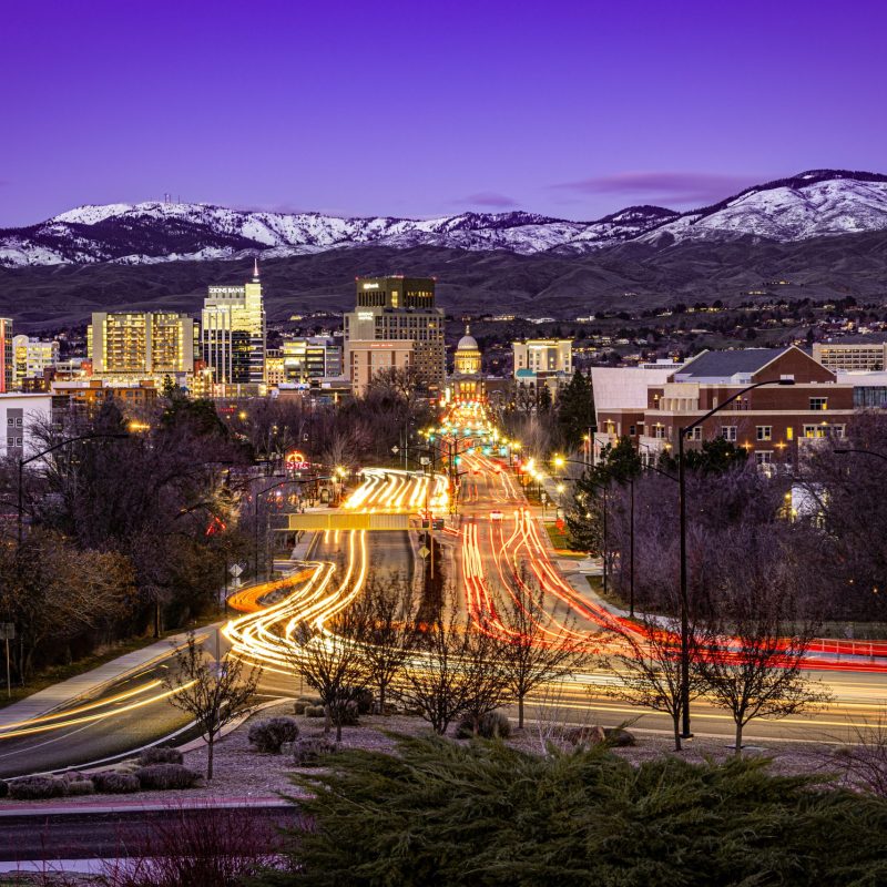 Boise City, From the Depot