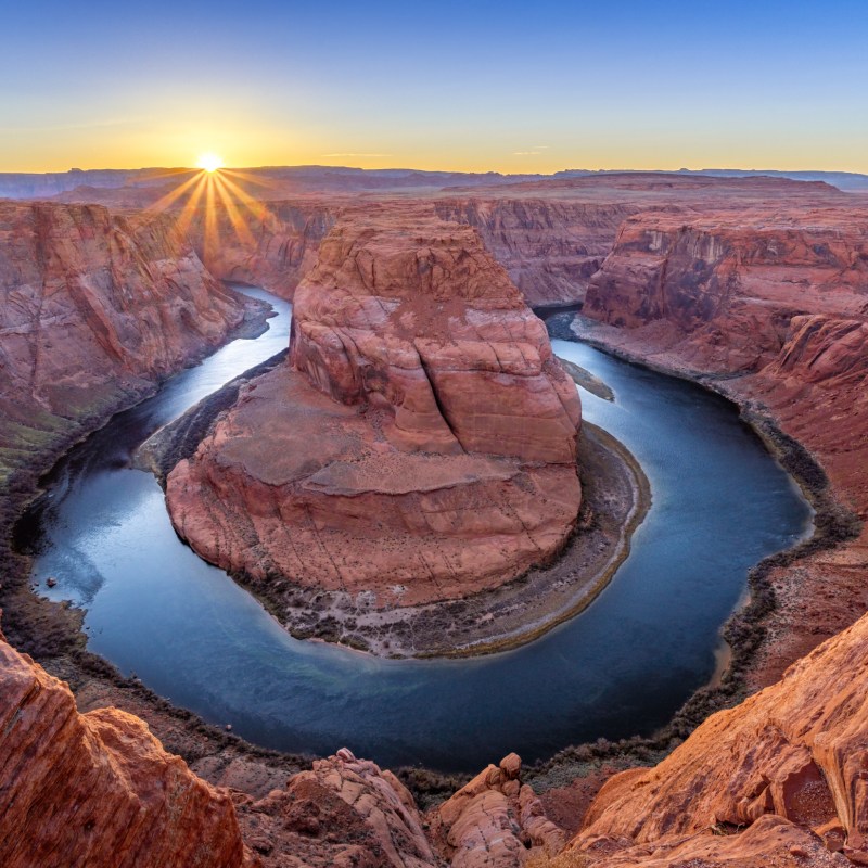 Horseshoe Bend Sunset, Colorado River