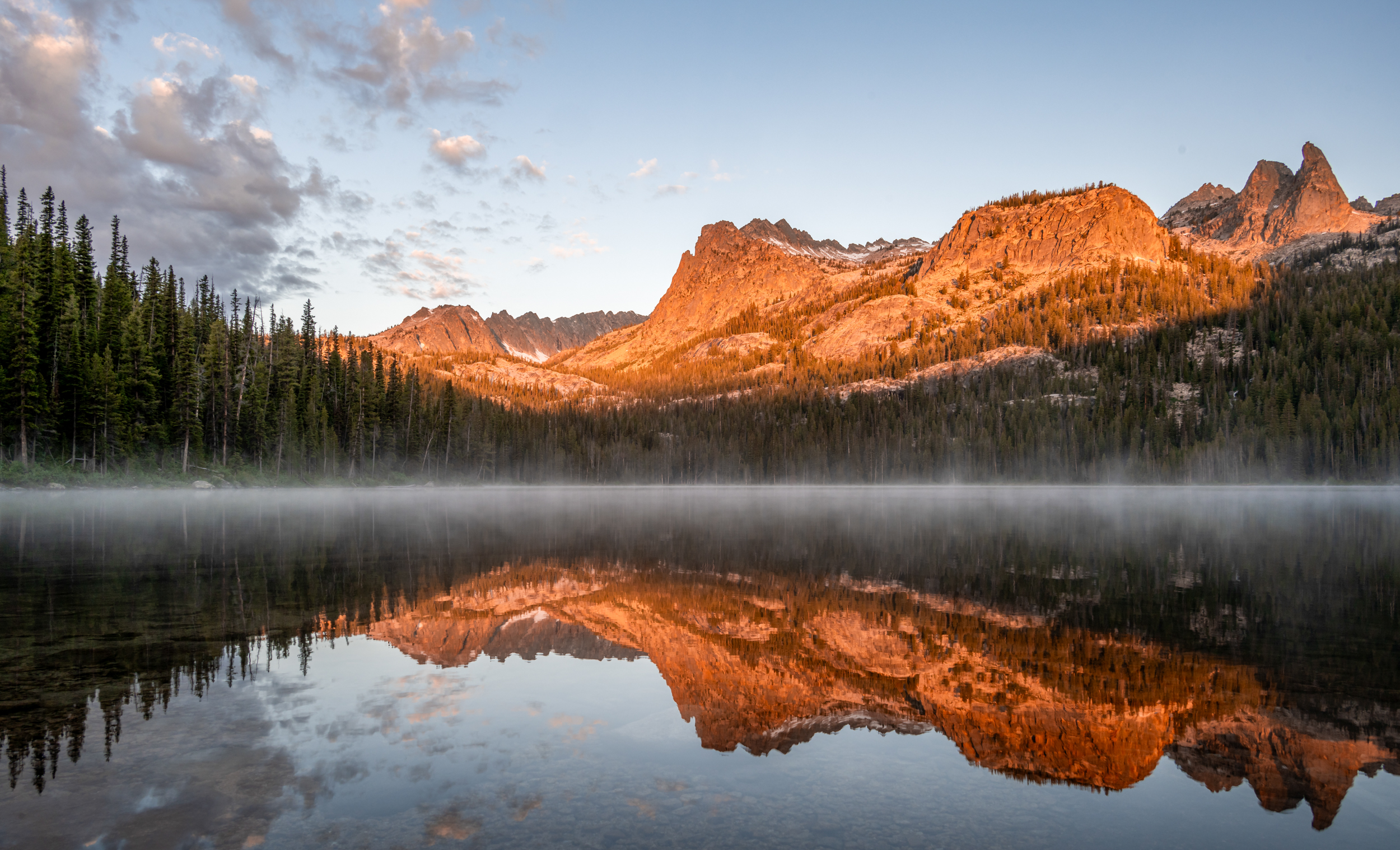 Hell Roaring Lake, and Finger of Fate, Sunrise