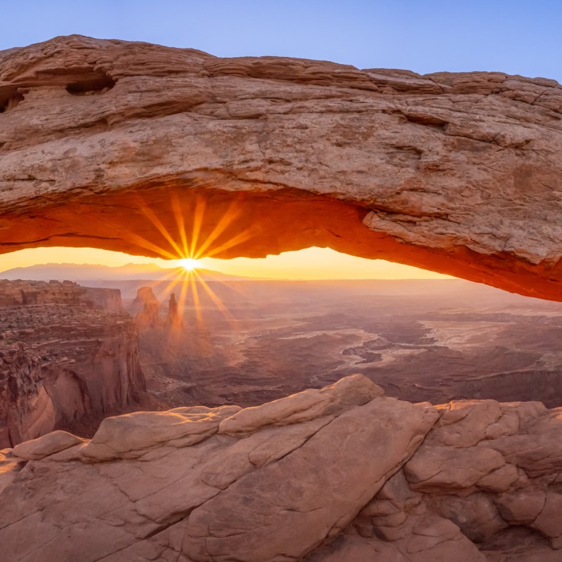 Mesa Arch Sunrise Panorama, Canyonlands National Park
